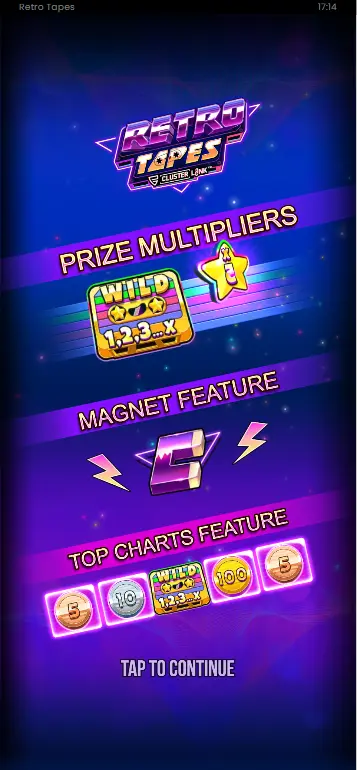 Wild Tape symbol showing a 2x multiplier or higher in an active cluster win