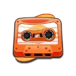 Orange tape symbol