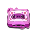 Purple tape symbol
